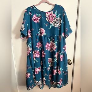 Plus size tiered dress